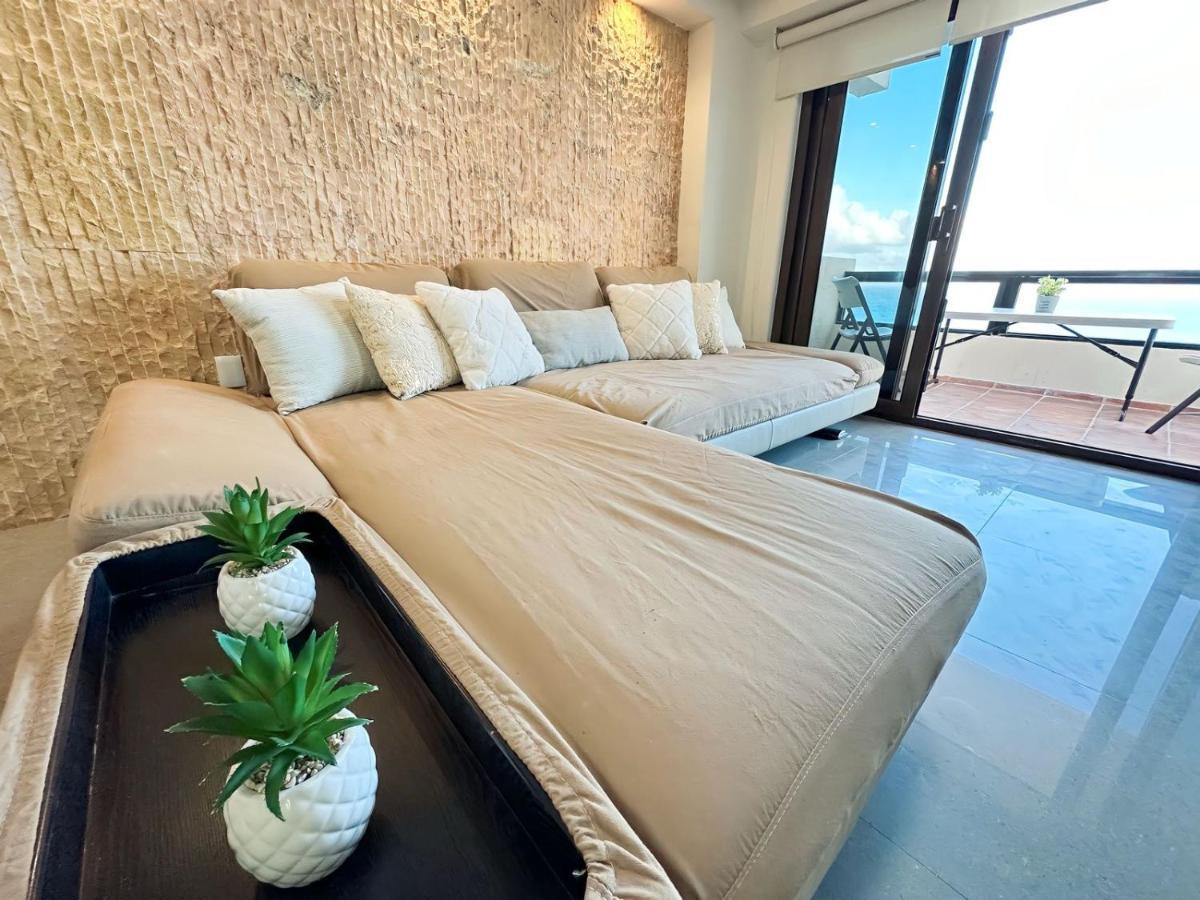 Amazing Beachfront Apartment Cancún Exteriér fotografie