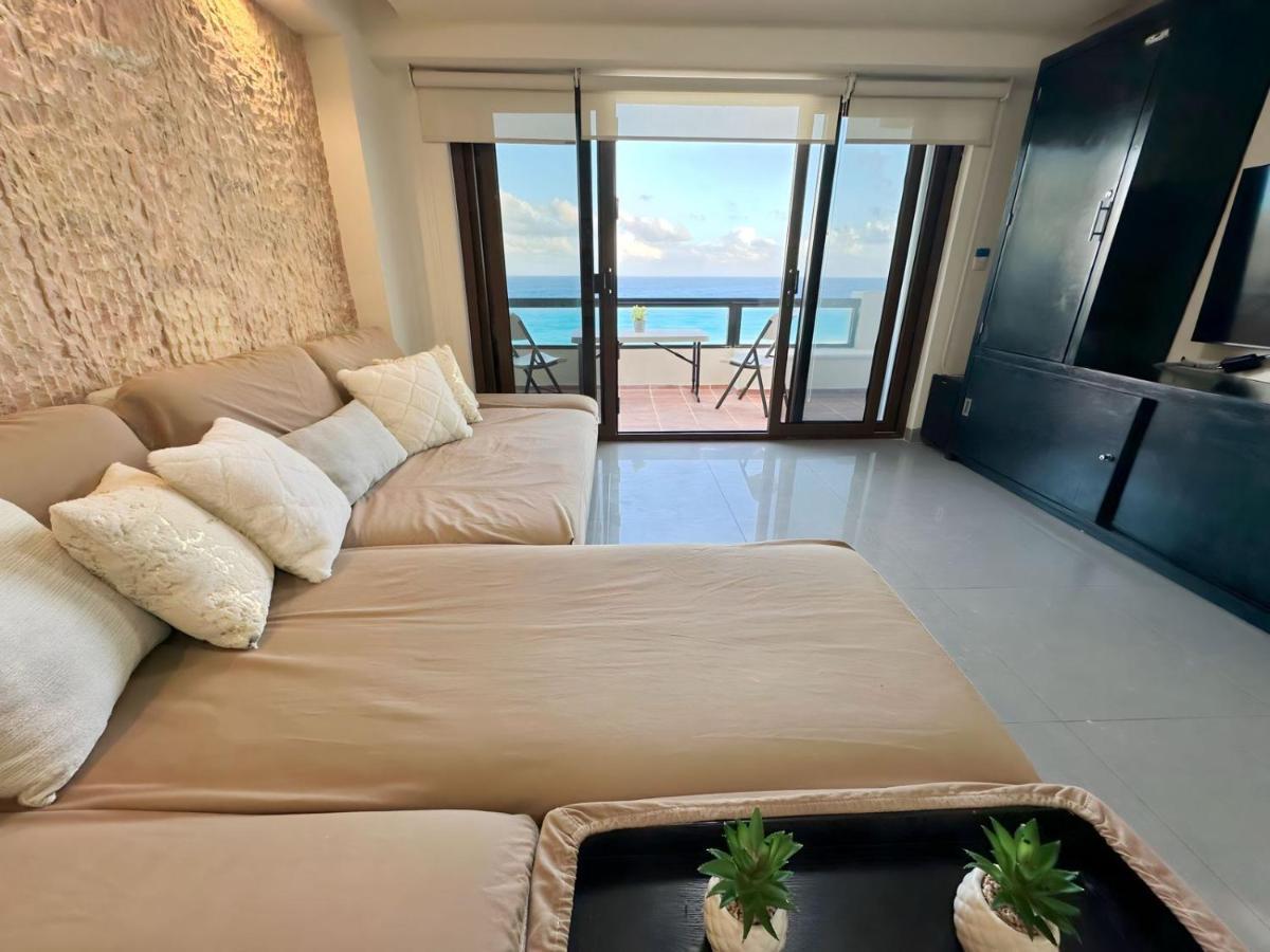 Amazing Beachfront Apartment Cancún Exteriér fotografie